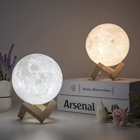 Lampara luna humidificador