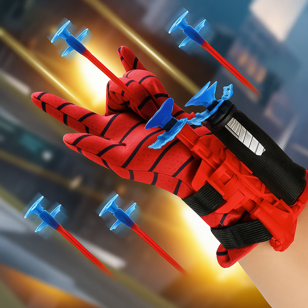 GUANTE SPIDERMAN LANZA TELARAÑA🕸